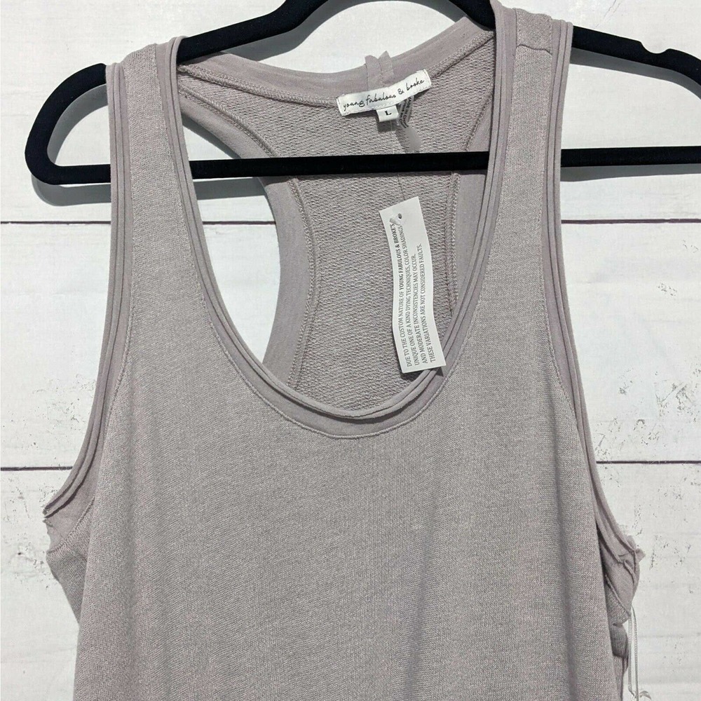 Young Fabulous and Broke Eberhart Jumpsuit Gray - Picture 5 of 12